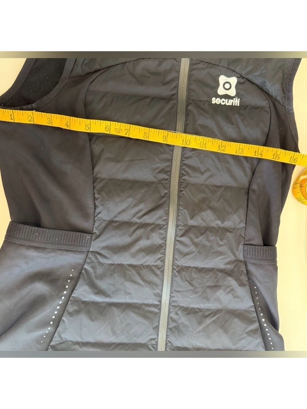 Lululemon Puffer Vest Black Sz 6 Quilted Full Zip Goose Down - Picture 9 of 10